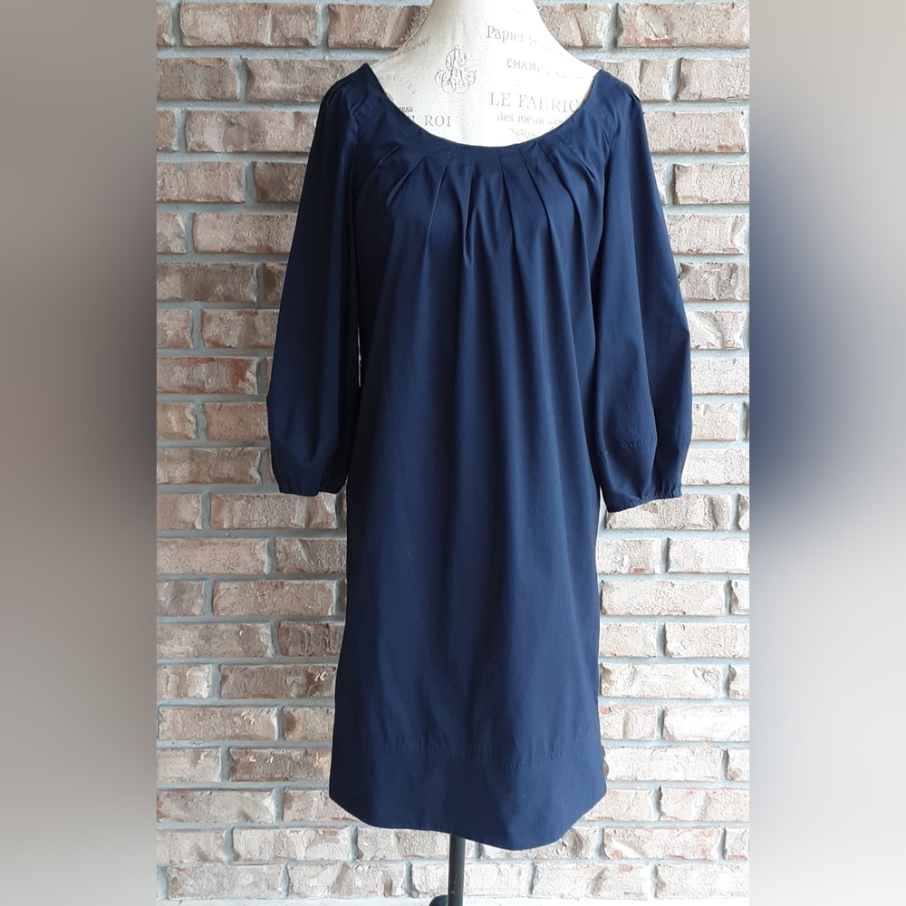 Diane von Furstenberg Dark Navy Shift Dress.